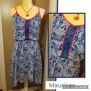 Patterened Maurices Dress